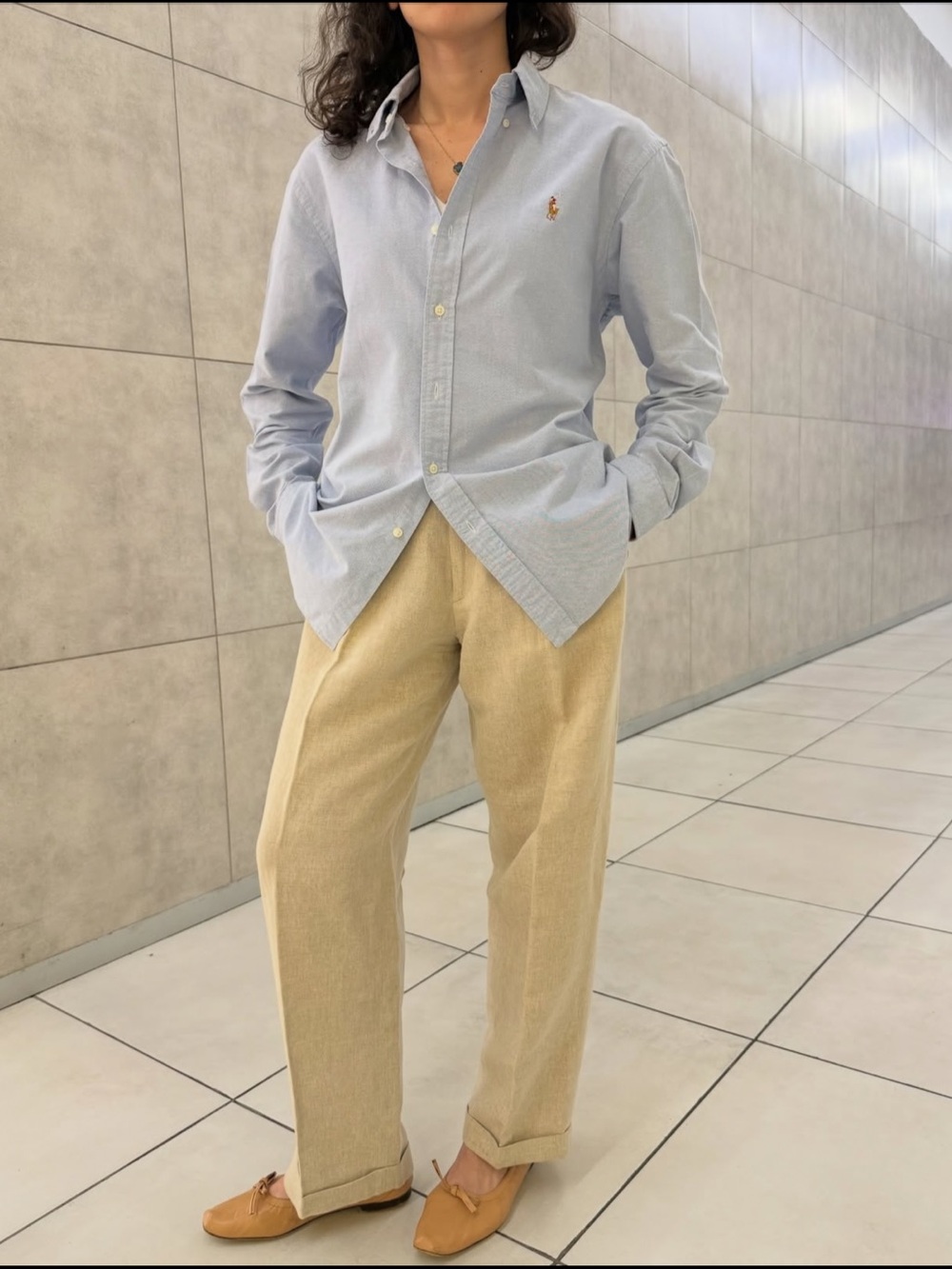 Polo Ralph Lauren Gray Button Up Shirt Size Small - Picture 4 of 11